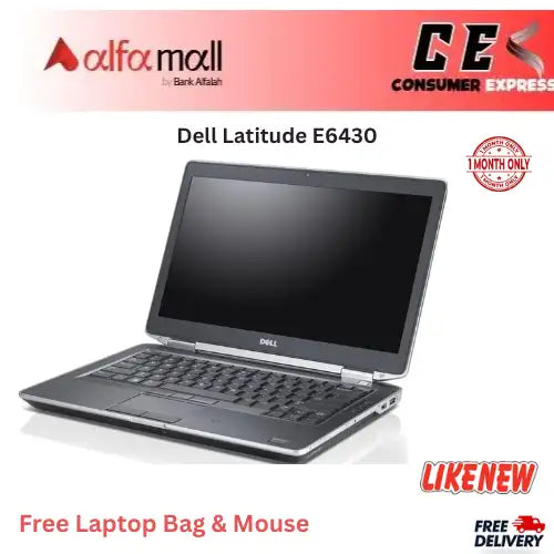 Dell Litude E6430 i5 3rd Gen  4GB Ram 128GB SSD 14Inch Display (Like New) Free Bag & Mouse