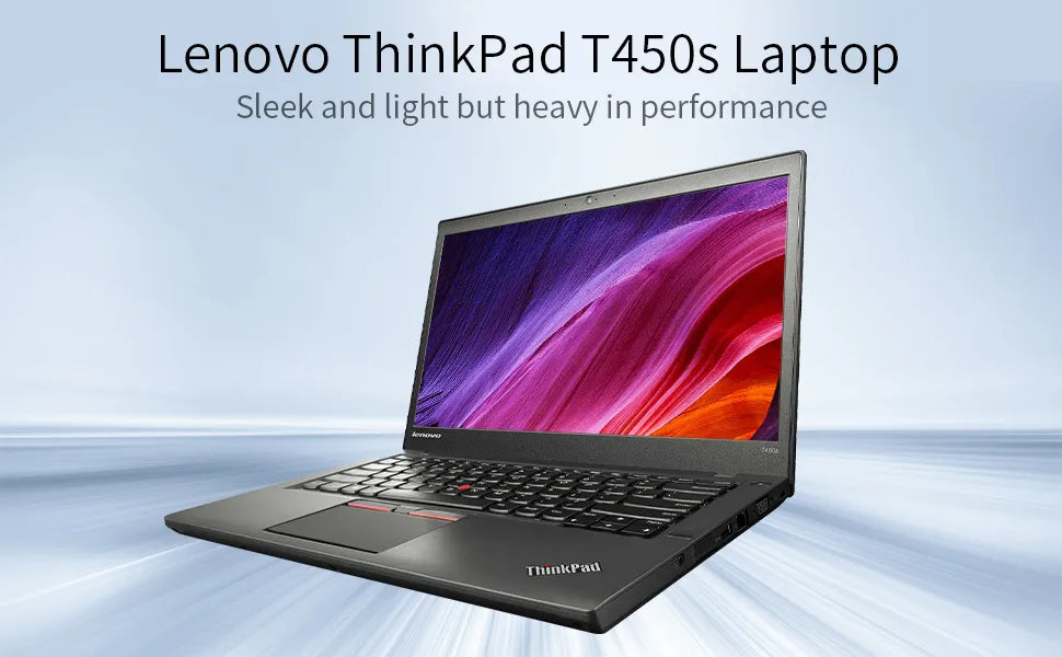 Lenovo ThinkPad T450s Intel i5-5300U 8 GB RAM 128GB SSD 14 Inch Display Webcam Wifi (Like New) Free Bag & HP Wireless Mouse (0% Markup Upto 6 Months)