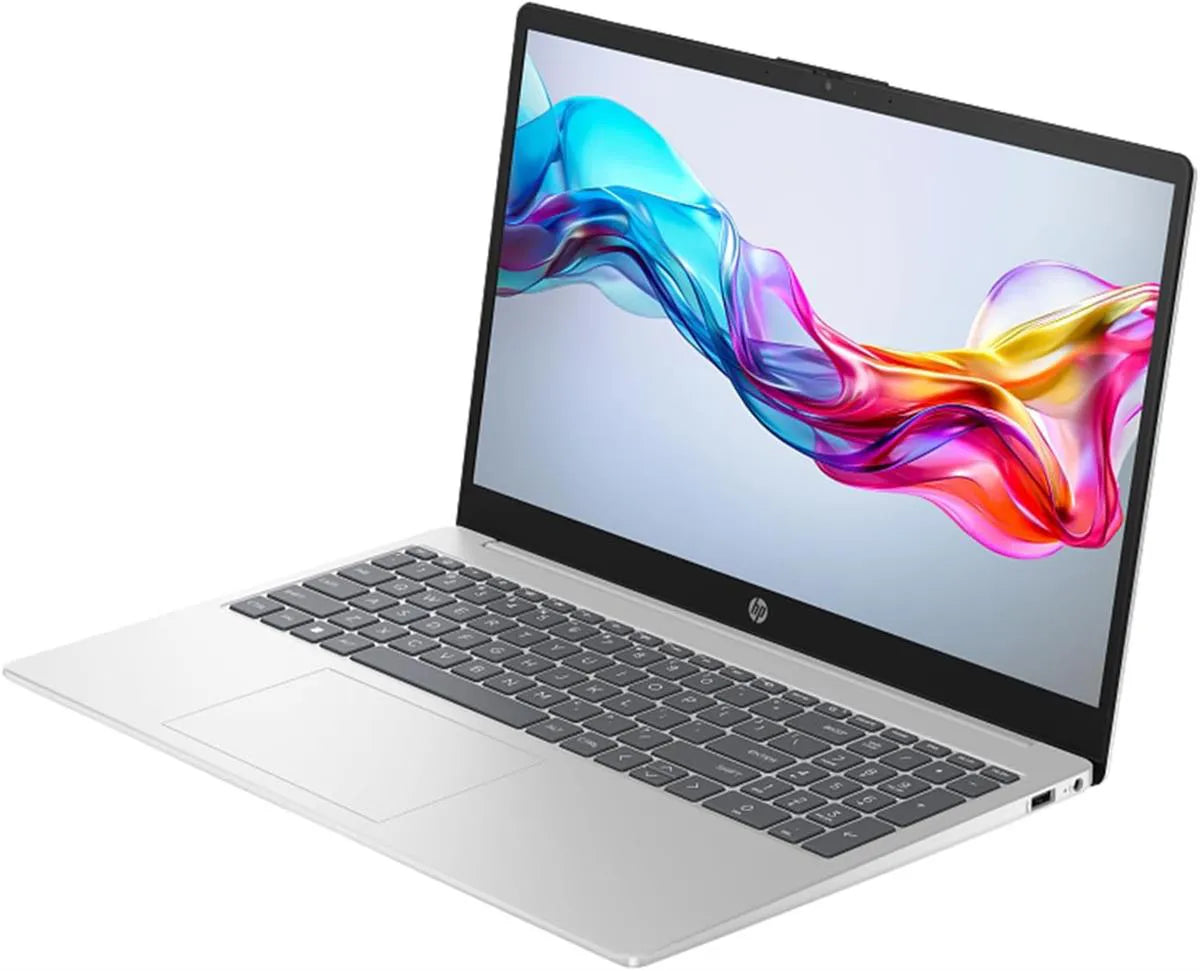 HP 15 FD0558NIA ,CORE I7 13TH GEN 1355U, 8GB RAM, 512GB SSD, 15.6'' FHD DISPLAY, BACKLIT ENG KB, SILVER, DOS (Brand New, International Warranty)