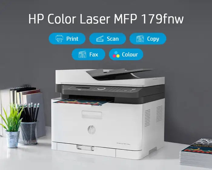 HP Color Laser MFP 179FNW Printe Alline Printer (Print, Copy, Scan, Fax)