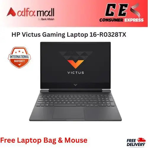 HP Victus Gaming Laptop 16R0328TX Intel Core i713700HX, 16GB Memory 512GB SSD, NVIDIA GeForce RTX 4060 8GB, 16.1" FHD IPS 144Hz Brand New, Internial Warranty