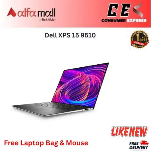 Dell XPS 15 9510 Core i7 7th Gen 32GB RAM 512GB SSD NVIDIA GeFoRoberto Cavallie GTX 1050 4GB Graphics Card Touch 4K 15.6 Inch Display (Like New) Free Bag & Mouse