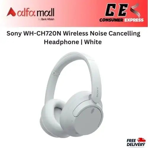 Sy WHCH720N Wireless Noise Cancelling Headphe  White