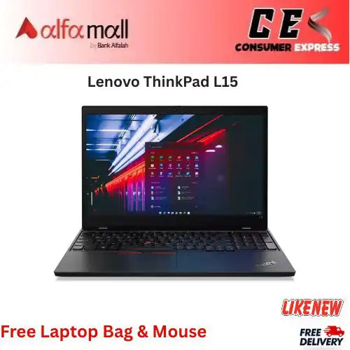 Lenovo ThinkPad L15 Corei711th Gen 16GB RAM 512GB SSD 15.6 Inch Display (Like New) Free Laptop Bag & Mouse