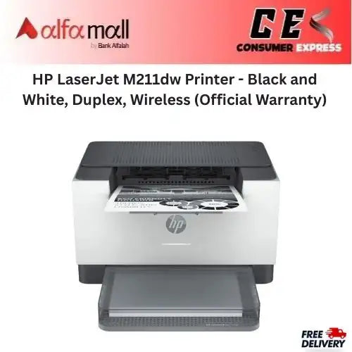 HP LaserJet M211dw Printer  Black and White, Duplex, Wireless (Official Warranty)