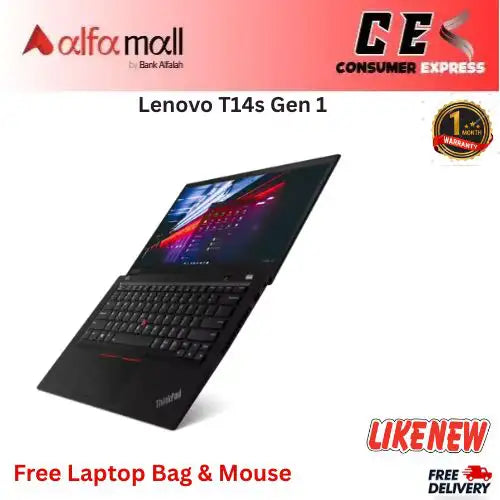 Lenovo T14s Gen 1 Core i5 10th Gen 16GB RAM 256GB SSD 14 Inch FHD Touchscreen (Like New) Free Bag & Mouse