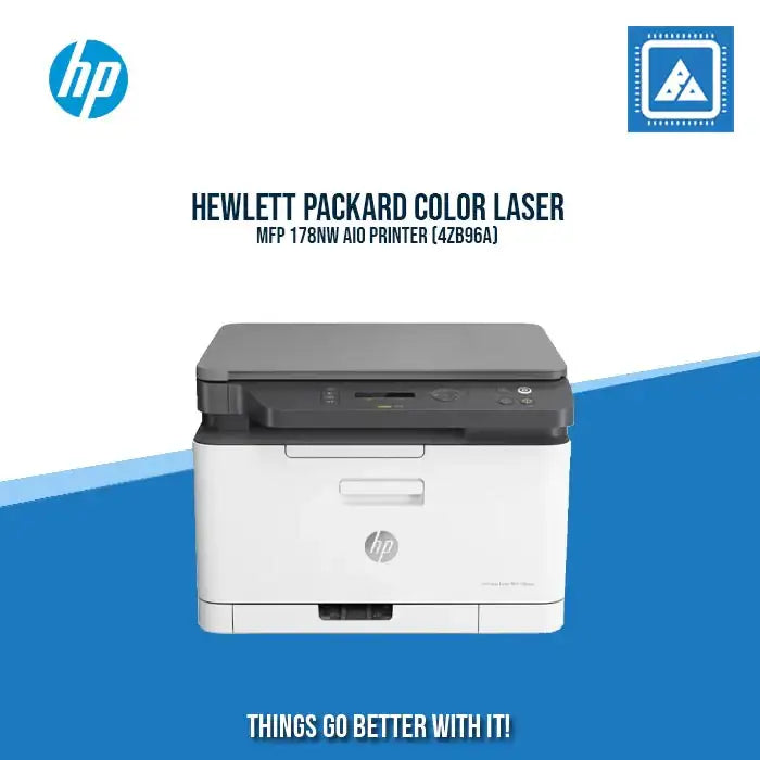 HP Color Laser MFP 178NW Wireless Printer (4ZB96A) (1 Year Warranty)
