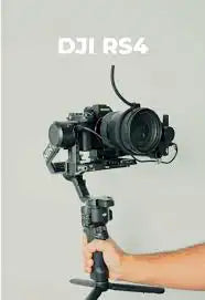 DJI RS 4, 3-Axis Gimbal Stabilizer for DSLR and Mirrorless Cameras Canon/Sony/Panasonic/Nikon/Fujifilm, Camera Gimbal (Brand New)