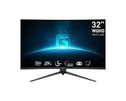 MSI G32CQ5P 31.5" Curved Gaming Mitor VA WQHD 170Hz 1ms AdaptiveSync HDR Ready