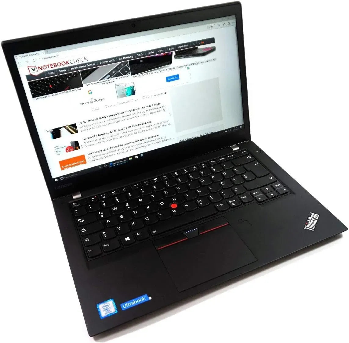 Lenovo ThinkPad T470s Intel Core i76600U 8GB RAM 256GB SSD Storage 14.1" FHD Display Webcam (Like New) Free Bag & HP Wireless Mouse (0% Markup Upto 6 Months)