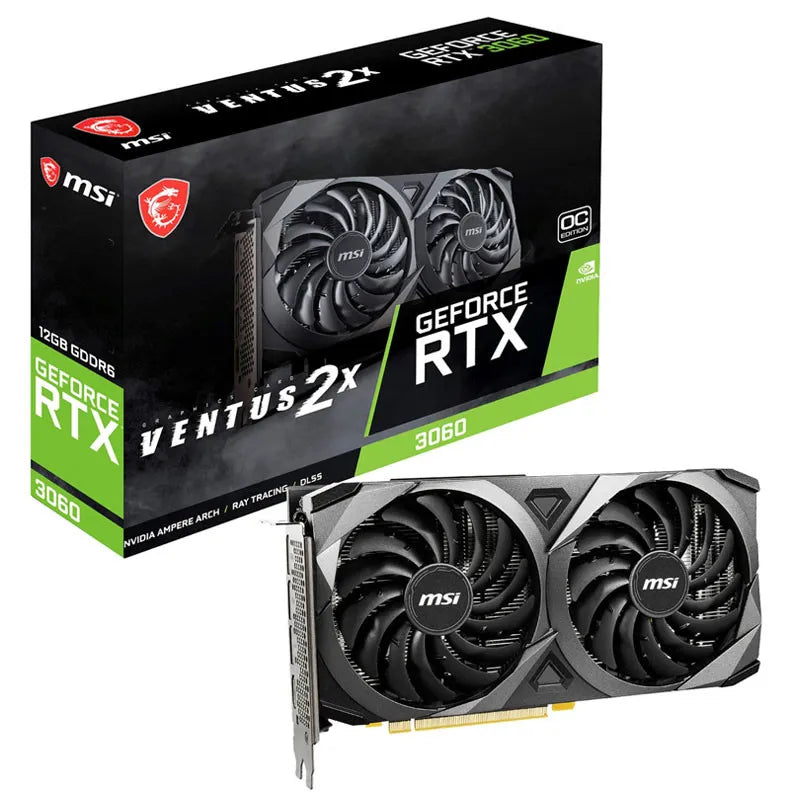 MSI GeForce RTX 3060 VENTUS 2X 12G OC Graphics Card 12GB GDDR6 192bit