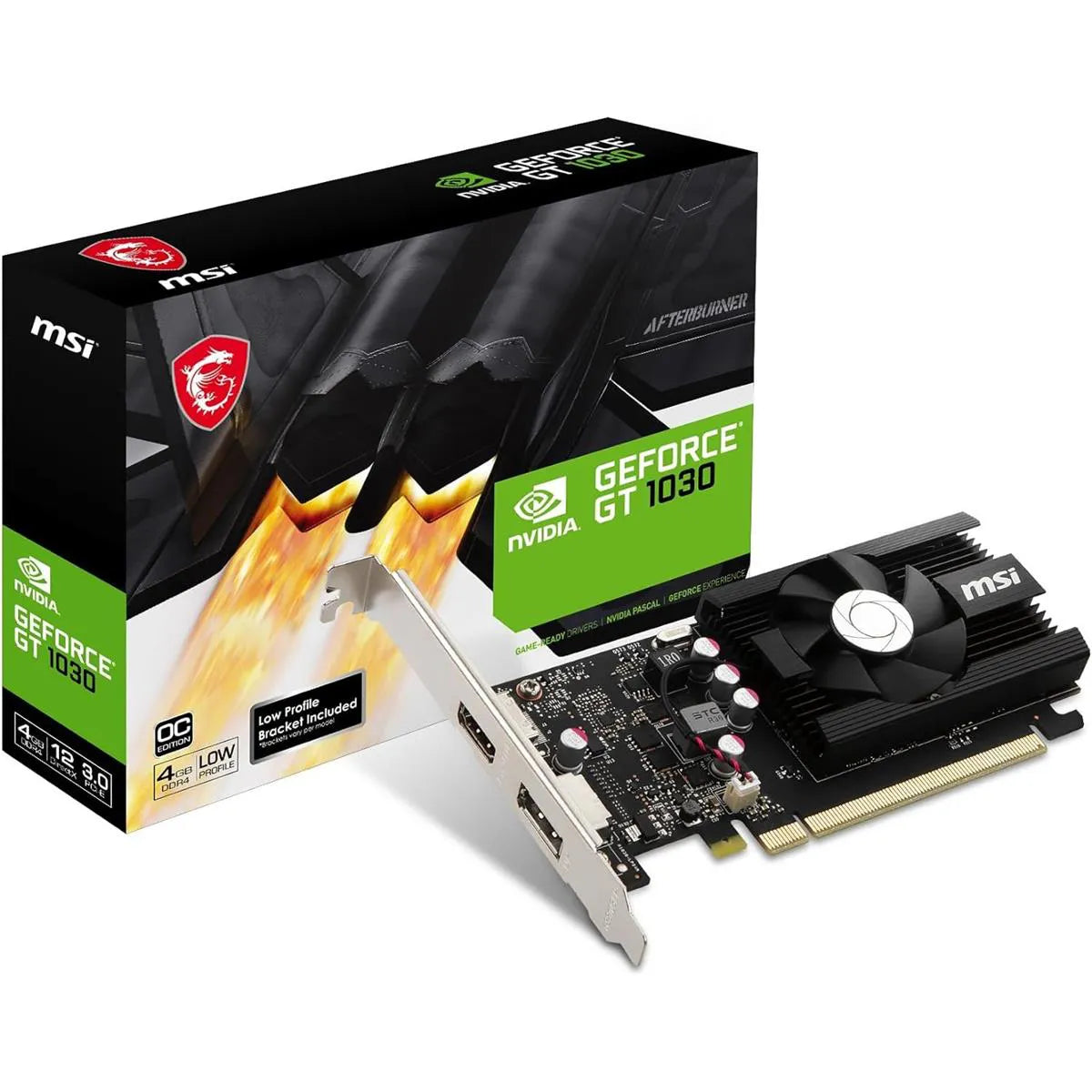 MSI GeForce GT 1030 4GD4 LP OC Video Graphics Card