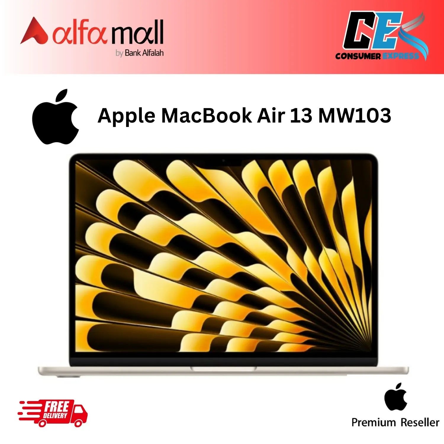 Apple Macbook Air 13 MW103 M4 10C CPU 10C GPU 16GB 512GB Starlight New