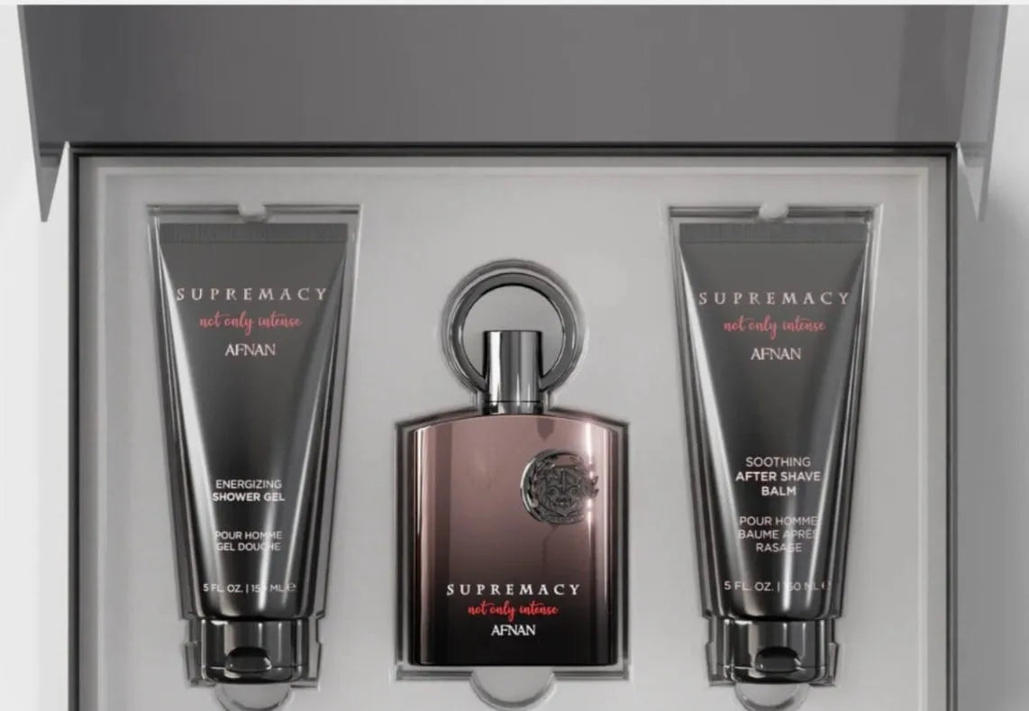 Afnan Supremacy Pour Homme Gift Set Silver (100% Authentic)
