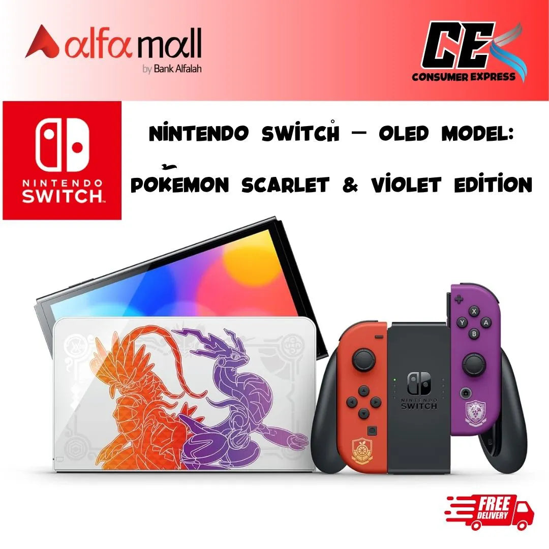 Nintendo Switch – OLED Model: Pokémon Scarlet & Violet Edition (New)
