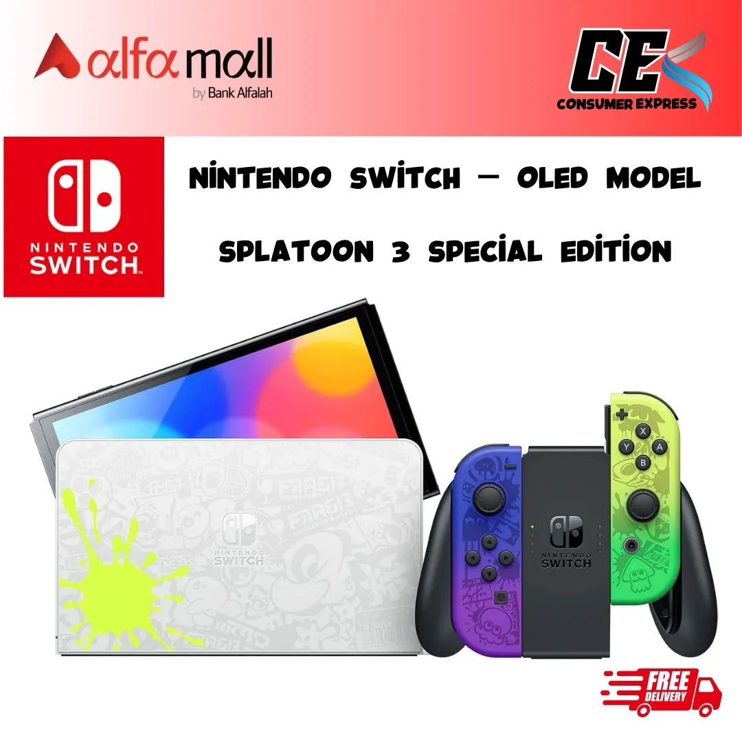 Nintendo Switch – OLED Model Splatoon 3 Special Edition (New)