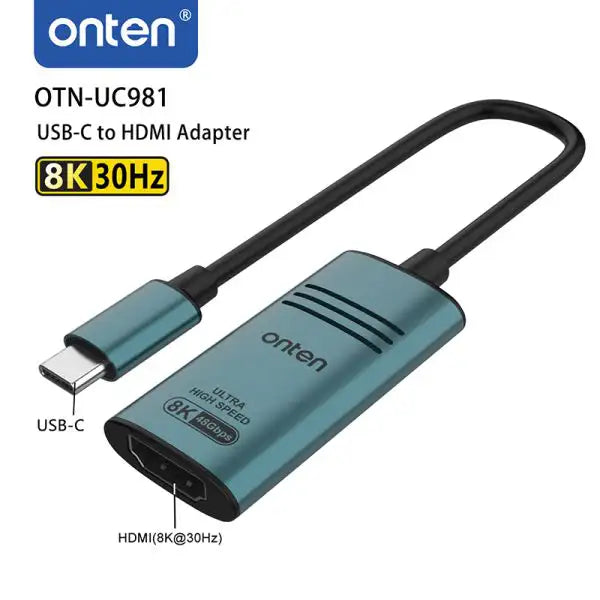 Onten UC981 USBC to HDMI 8K High Speed Adapter