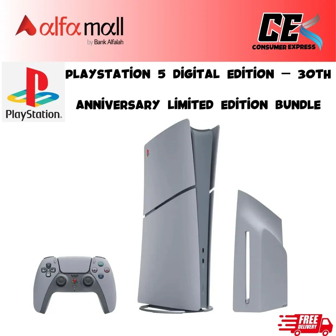 PlayStation 5 Slim 30th Anniversary Limited Edition Digital Bundle (New)