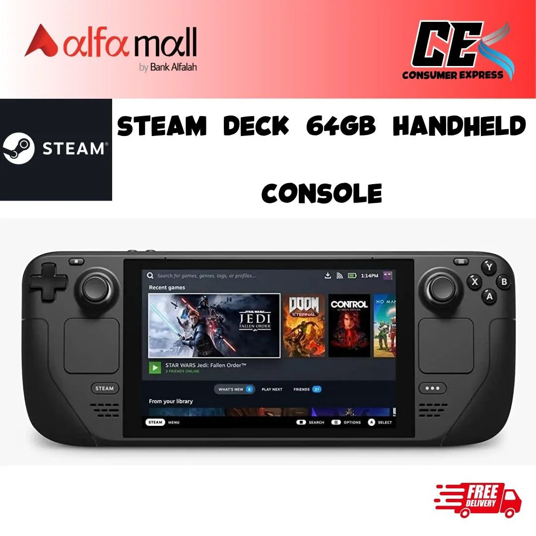 Steam Deck 64GB Handheld Console (New)