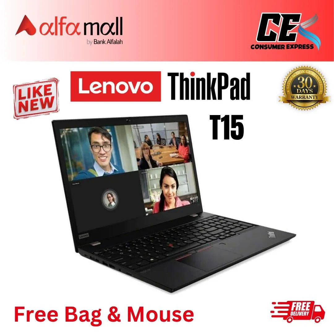 Lenovo ThinkPad T15 Ci7 10th Generation 16GB RAM 512GB SSD 15.6" Display (Like New) - Free Bag & Mouse