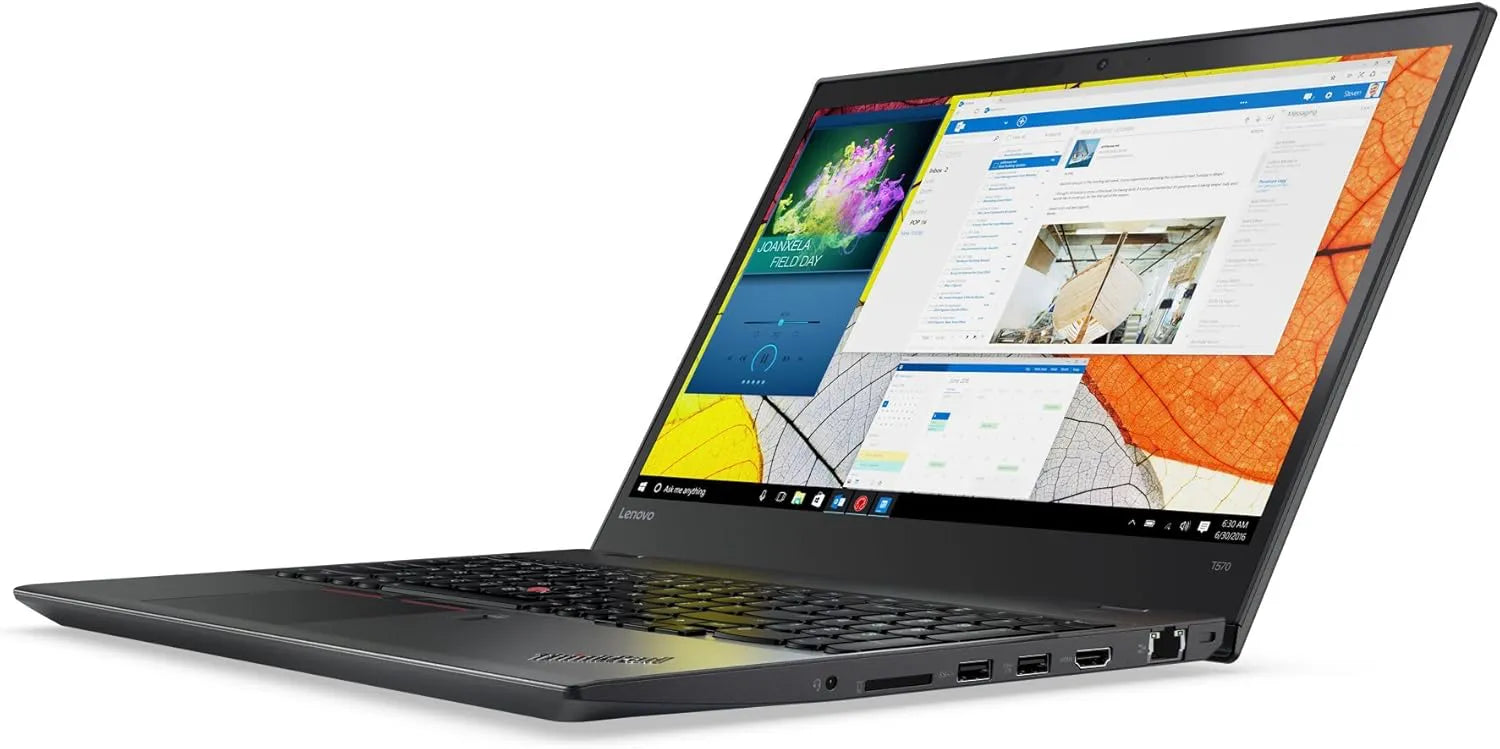 Lenovo ThinkPad T570 ,Intel Core i7-6600U 6th Gen 8GB DDR4 RAM 256GB SSD 15.6Inch FHD Display , Free Bag & Mouse (Like New) - (Other Bank)
