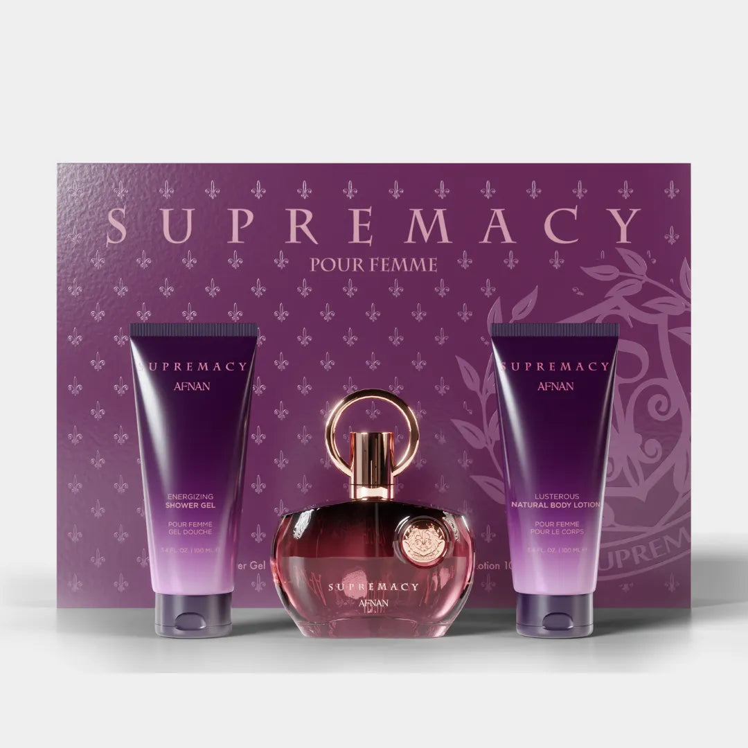 Afnan Supremacy Pour Femme EDP 100ml + Shower Gel 100ml Gift Set (100% Authentic)