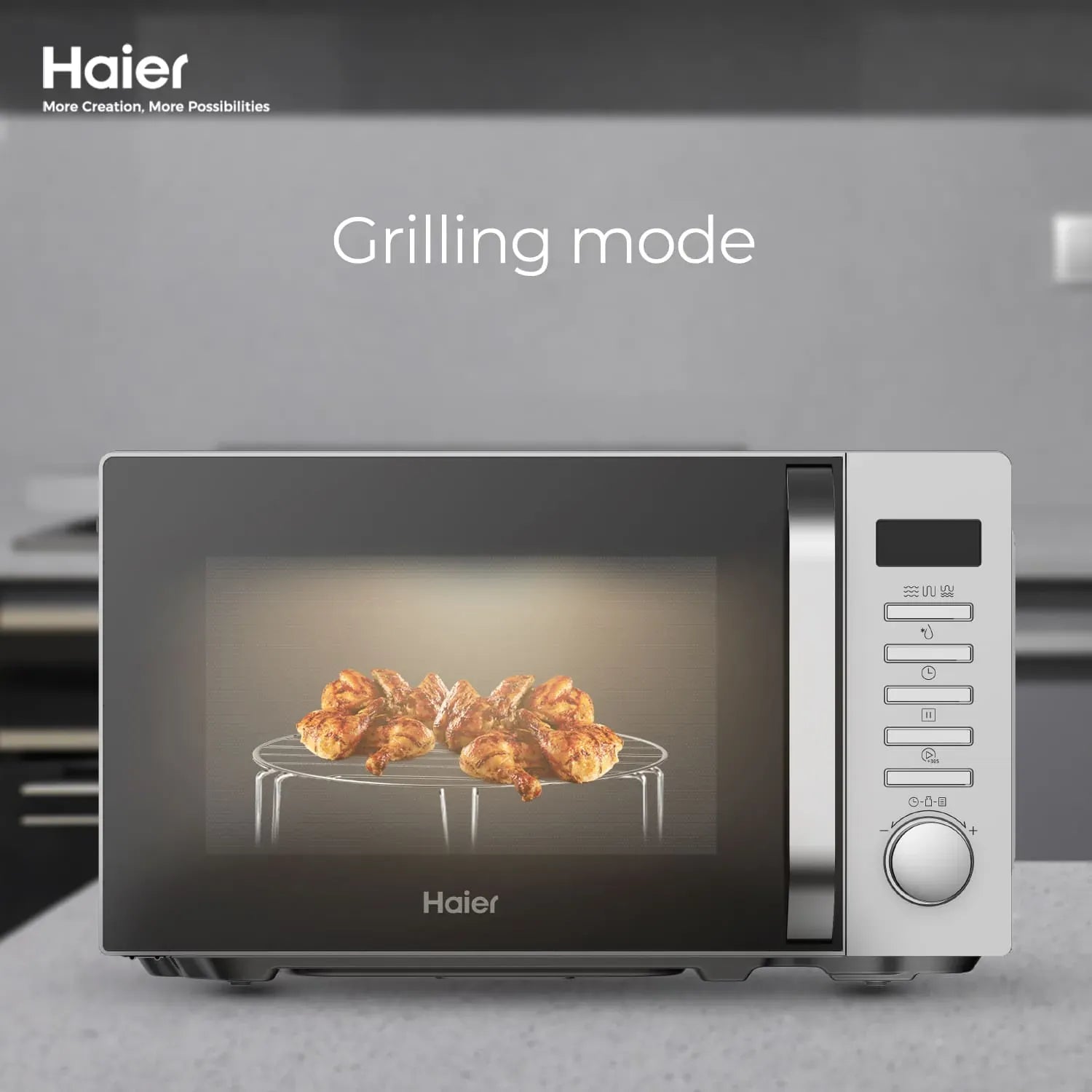 Haier Microwave oven 20DGS 20liters with Grill Function (Official Warranty)